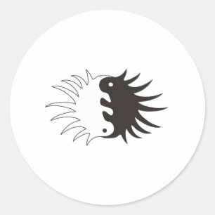 Sticker Rond Porc Yang