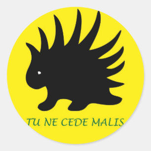 Sticker Rond Porcupine libéral Sheet - M3