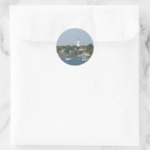 Sticker Rond Port paisible (Sac)
