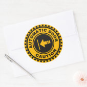 Sticker Rond Porte automatique à gauche (Enveloppe)