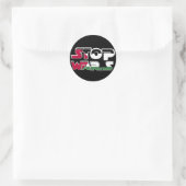 Sticker Rond Porte - clé acrylique (Sac)