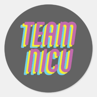 STICKER ROND PORTE - CLÉ NICU DE L'ÉQUIPE