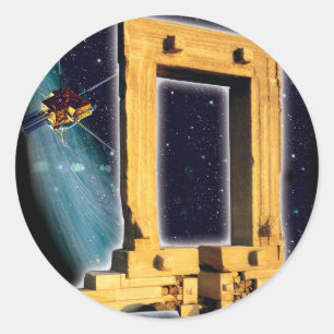 Sticker Rond Porte de l'espace d'Apollo