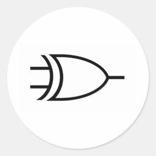 Sticker Rond Porte de Xor