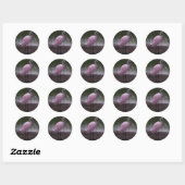 Sticker Rond Porte-feuille Roseate (Feuille)