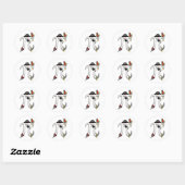 Sticker Rond Porte-Jour Pirate (Feuille)