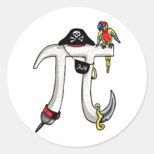 Sticker Rond Porte-Jour Pirate