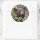 Sticker Rond porter (Sac)