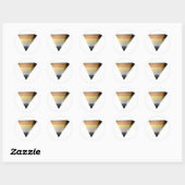 STICKER ROND PORTER FIDE TRIANGLE 3D (Feuille)
