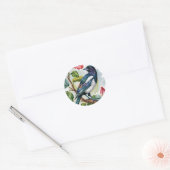 Sticker Rond Porter l'art (Enveloppe)