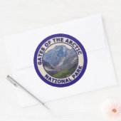 Sticker Rond Portes du parc national de l'Arctique (Enveloppe)