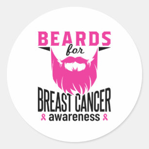 Sticker Rond Portes Pour Sensibilisation Au Cancer Du Sein Barb