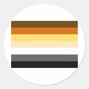 STICKER ROND PORTEZ DES DRAPEAUX