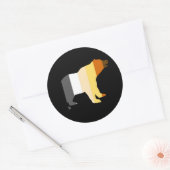 STICKER ROND PORTEZ FIERTÉ - (Enveloppe)