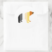 STICKER ROND PORTEZ FIERTÉ - (Sac)