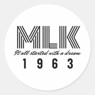 Sticker Rond Portez le rêve