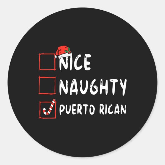Sticker Rond Porto de Naughty (Devant)