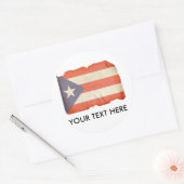 STICKER ROND PORTO RICO (Enveloppe)