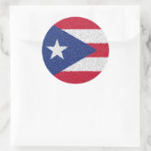 STICKER ROND PORTO RICO FLAG (Sac)