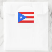 Sticker Rond Porto Rico FLAG International (Sac)