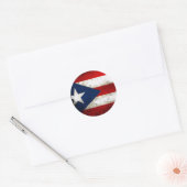 Sticker Rond Porto Rico Pride (Enveloppe)