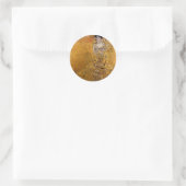 Sticker Rond Portrait d'Adele Bloch Bauer (Sac)