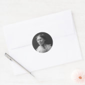 Sticker Rond Portrait de Clara Barton plus tard dans la vie (Enveloppe)