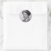 Sticker Rond Portrait de Ethel Smyth (1922) Stick rond classiqu (Sac)