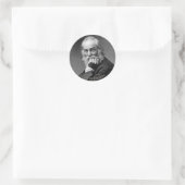 Sticker Rond Portrait essentiel Walt Whitman (Sac)