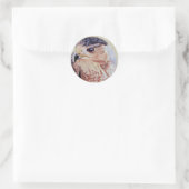 Sticker Rond Portrait Hawk Coopers (Sac)