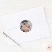 Sticker Rond Portrait Hawk Coopers (Enveloppe)