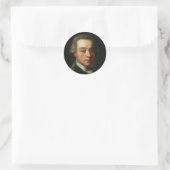 Sticker Rond Portrait Mozart (Sac)