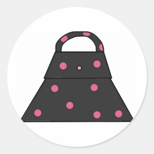 Sticker Rond Ports pour filles (Devant)