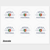 Sticker Rond Portugal (Feuille)