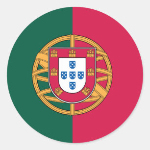 Sticker Rond Portugal