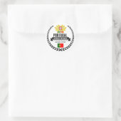 Sticker Rond Portugal (Sac)