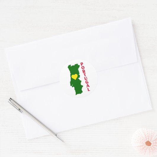 Sticker Rond Portugal (Enveloppe)