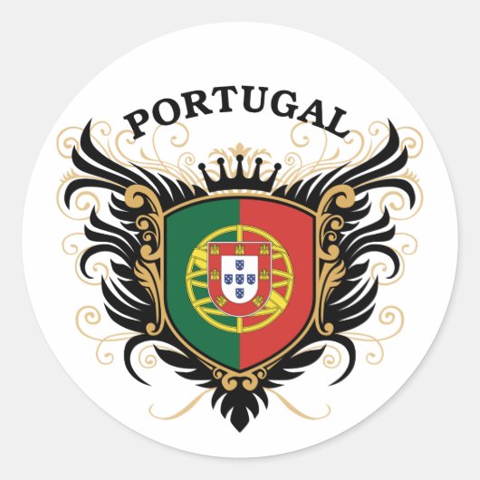 Sticker Rond Portugal (Devant)