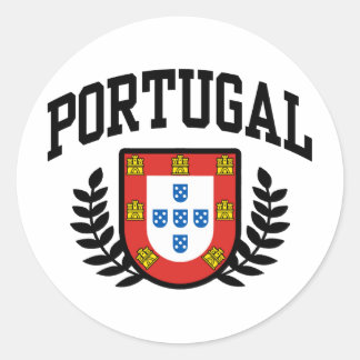 Sticker Rond Portugal Armoiries
