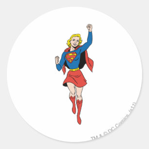 Sticker Rond Pose 4 de Supergirl