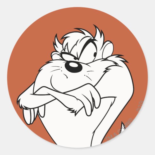 Sticker Rond pose TAZ™ (Devant)