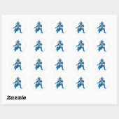 Sticker Rond Poses Darkseid (Feuille)