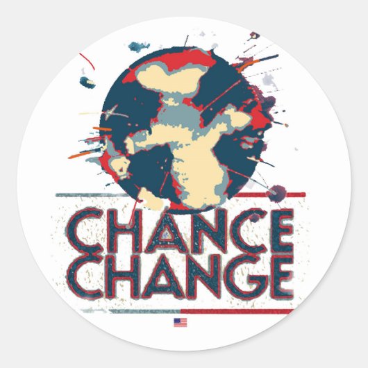 Sticker Rond possibilité de changement (Devant)