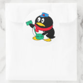 Sticker Rond Poste (Sac)