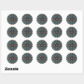 Sticker Rond Poster (Feuille)