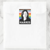 Sticker Rond Poster de la Harris Pride (Sac)