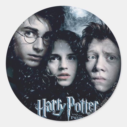 Sticker Rond Poster Harry Potter Movie (Devant)