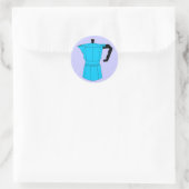 Sticker Rond Pot café Moka Espresso (Sac)