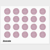 Sticker Rond Pot de confiture de framboise fait maison rustique (Feuille)