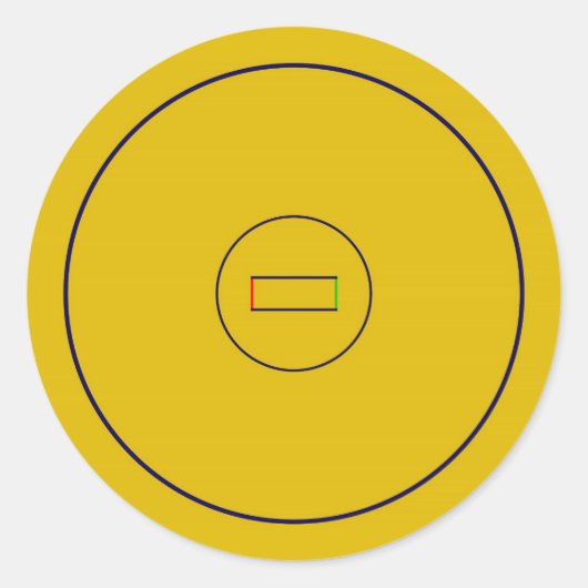 Sticker Rond Pot de lutte (Devant)